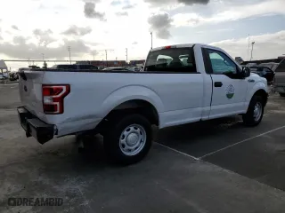 2019 Ford F-150 XL with VIN 1FTMF1CB8KKE15514, listed as a Copart auction lot 50569195 with 40,484 mi miles and Salvage Title. Bid and sale history available at carsss.com. Image 3.