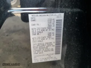 2023 Nissan Murano Platinum with VIN 5N1AZ2DJ5PC142597, listed as a Copart auction lot 56069314 with 10,550 mi miles and Salvage Title. Bid and sale history available at carsss.com. Image 14.