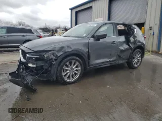 2021 Mazda CX-5 Grand Touring Reserve with VIN JM3KFBAY8M0436227, listed as a Copart auction lot 48924405 with 43,918 mi miles and Salvage Title. Bid and sale history available at carsss.com. Image 1.