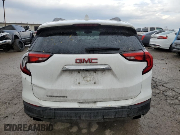 2018 GMC Terrain SLE with VIN 3GKALMEX0JL143404, listed as a Copart auction lot 46843685 with 88,094 mi miles and Salvage Title. Bid and sale history available at carsss.com. Image 6.