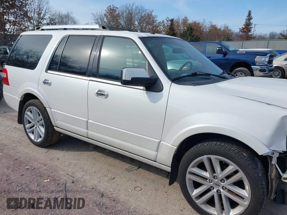 2015 Ford Expedition Limited with VIN 1FMJU2AT4FEF44540, listed as a IAAI auction lot 41771200 with 130,744 mi miles and . Bid and sale history available at DreamBid. Image 14.