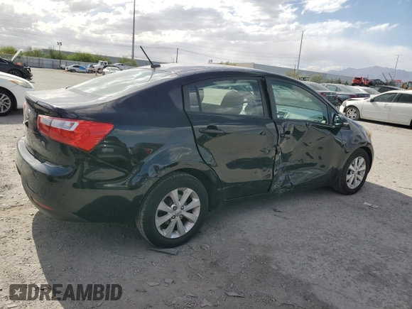2013 Kia Rio EX with VIN KNADN4A30D6104166, listed as a Copart auction lot 56752345 with 129,708 mi miles and Salvage title. Bid and sale history available at DreamBid. Image 3.