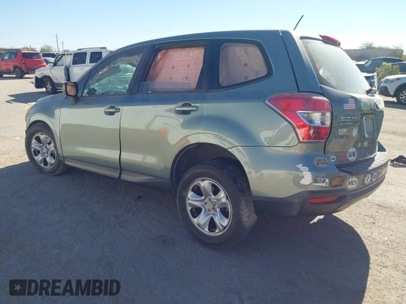 2014 Subaru Forester 2.5i with VIN JF2SJAACXEG459329, listed as a IAAI auction lot 41056648 with 172,145 mi miles. Bid and sale history available at carsss.com. Image 3.