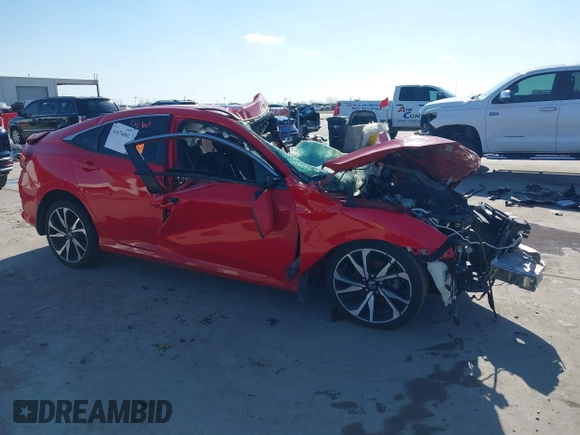 2019 Honda Civic Sport with VIN 2HGFC2F89KH556513, listed as a IAAI auction lot 41676082 with Not Provided miles and . Bid and sale history available at DreamBid. Image 18.