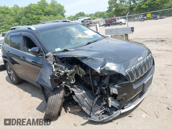 2020 Jeep Cherokee Limited with VIN 1C4PJMDX7LD522471, listed as a IAAI auction lot 42468793 with 62,226 mi miles and . Bid and sale history available at DreamBid. Image 1.