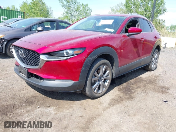 2023 Mazda CX-30 S Carbon Edition with VIN 3MVDMBCM7PM522324, listed as a IAAI auction lot 42159082 with 17,676 mi miles and . Bid and sale history available at DreamBid. Image 19.