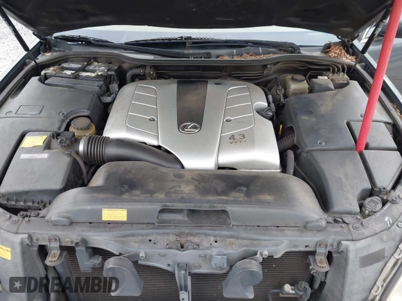 2005 Lexus LS 430 z VIN JTHBN36F055017333, wystawiony jako IAAI lot #41625065 z przebiegiem 198 619 mil mil oraz . Historia ofert i sprzedaży dostępna na DreamBid. Obrazek 10.