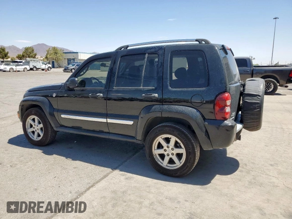 2006 Jeep Liberty Limited with VIN 1J4GL58K36W122621, listed as a Copart auction lot 60894695 with 87,384 mi miles and Salvage title. Bid and sale history available at DreamBid. Image 2.