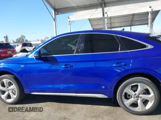 2022 Audi Q5 Sportback S line Premium Plus with VIN WA15AAFYXN2024513, listed as a IAAI auction lot 41307024 with 28,715 mi miles and . Bid and sale history available at DreamBid. Image 14.