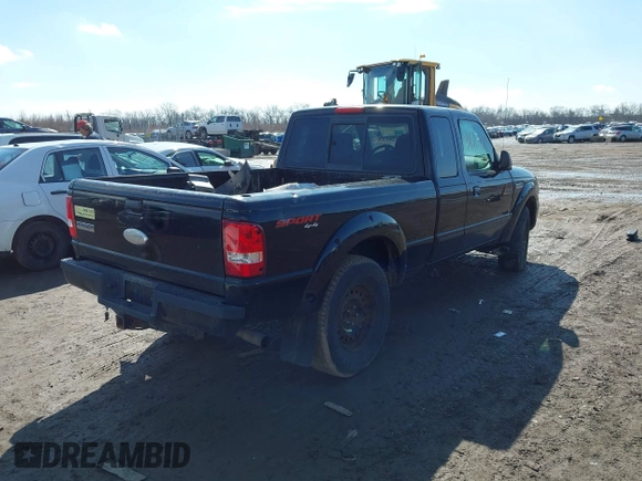 2006 Ford Ranger XLT with VIN 1FTZR45E76PA07617, listed as a IAAI auction lot 41625428 with 72,819 mi miles. Bid and sale history available at carsss.com. Image 4.