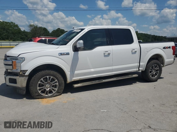 2020 Ford F-150 XL with VIN 1FTEW1E57LKF51467, listed as a Copart auction lot 61956535 with 61,495 mi miles and Salvage title. Bid and sale history available at DreamBid. Image 1.
