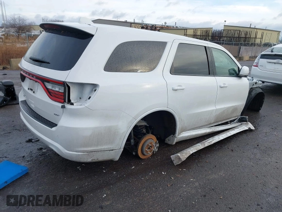 2022 Dodge Durango GT Plus with VIN 1C4RDJDG0NC215571, listed as a IAAI auction lot 41211078 with Not provided miles and . Bid and sale history available at DreamBid. Image 4.