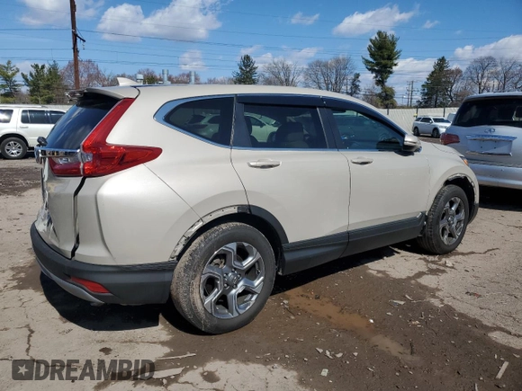 2019 Honda CR-V EX with VIN 2HKRW1H52KH505734, listed as a Copart auction lot 50371485 with 108,281 mi miles and Salvage Title. Bid and sale history available at DreamBid. Image 3.