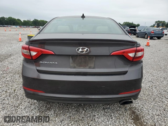 2016 Hyundai Sonata SE with VIN 5NPE24AF0GH350025, listed as a Copart auction lot 64948035 with 136,749 mi miles and Clean title. Bid and sale history available at DreamBid. Image 6.