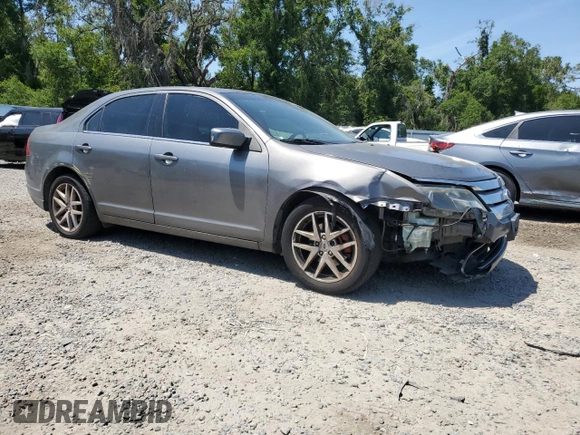 2012 Ford Fusion SEL with VIN 3FAHP0JAXCR279876, listed as a Copart auction lot 54004525 with 125,838 mi miles and Salvage title. Bid and sale history available at DreamBid. Image 4.