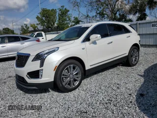 2024 Cadillac XT5 Premium Luxury AWD z VIN 1GYKNERS3RZ757814, wystawiony jako Copart lot #58976985 z przebiegiem 4 608 mil mil oraz Szkoda całkowita • Salvage title. Historia ofert i sprzedaży dostępna na DreamBid. Obrazek 1.