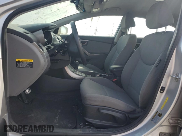 2013 Hyundai Elantra GLS с VIN KMHDH4AE9DU726235, выставлен на аукционе Copart как лот 59017135 с пробегом Не указан миль и Списание • Salvage title. История ставок и продаж доступна на DreamBid. Изображение 7.