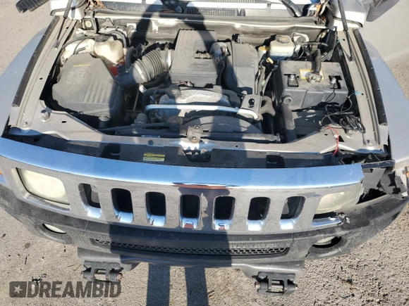 2007 Hummer H3 SUV with VIN 5GTDN13E478120727, listed as a Copart auction lot 79502354 with 151,598 mi miles and Salvage Title. Bid and sale history available at DreamBid. Image 13.