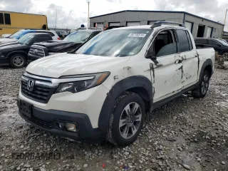 2019 Honda Ridgeline RTL-T with VIN 5FPYK3F67KB027766, listed as a Copart auction lot 56746515 with 66,948 mi miles and Salvage title. Bid and sale history available at DreamBid. Image 1.