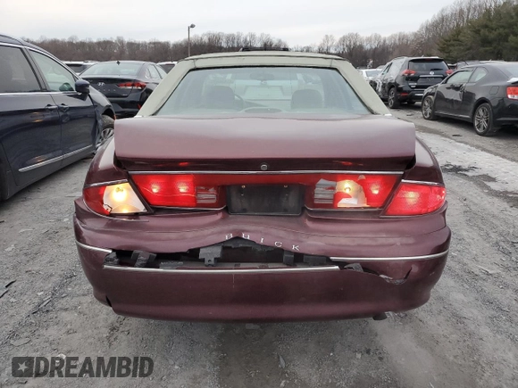 1998 Buick Century Limited with VIN 2G4WY52M0W1537282, listed as a Copart auction lot 41638895 with 97,607 mi miles and Salvage Title. Bid and sale history available at carsss.com. Image 6.