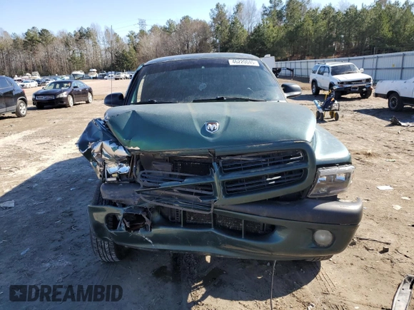 2000 Dodge Dakota Sport with VIN 1B7GL22N6YS786218, listed as a Copart auction lot 46220045 with 289,464 mi miles and Salvage Title. Bid and sale history available at carsss.com. Image 5.