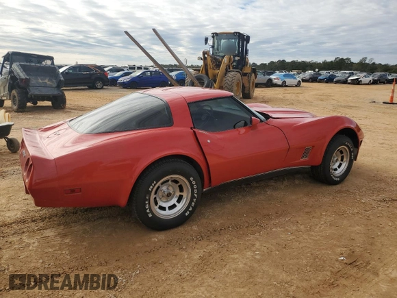 1980 Chevrolet Corvette z VIN 1Z878AS425658, wystawiony jako Copart lot #88527365 z przebiegiem 660 624 mil mil oraz Szkoda całkowita • Salvage title. Historia ofert i sprzedaży dostępna na DreamBid. Obrazek 3.