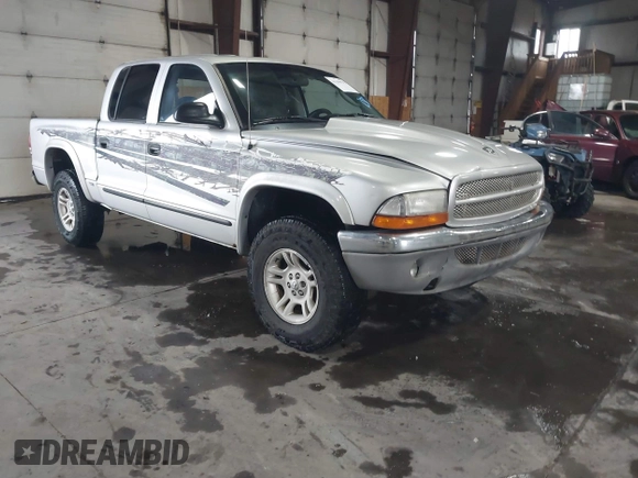 2004 Dodge Dakota SLT with VIN 1D7HG48N64S523528, listed as a IAAI auction lot 41199575 with 261,239 mi miles. Bid and sale history available at carsss.com. Image 1.