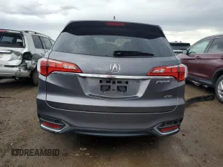 2017 Acura RDX Technology with VIN 5J8TB4H50HL013826, listed as a Copart auction lot 53980775 with 33,837 mi miles and Salvage title. Bid and sale history available at DreamBid. Image 6.