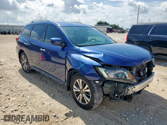 2018 Nissan Pathfinder SL with VIN 5N1DR2MN3JC678973, listed as a Copart auction lot 63360515 with 90,063 mi miles and Salvage title. Bid and sale history available at DreamBid. Image 4.