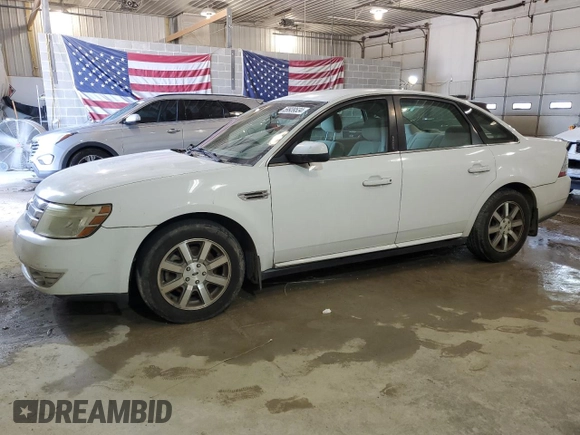2008 Ford Taurus SEL with VIN 1FAHP24W88G186906, listed as a Copart auction lot 59939534 with 243,520 mi miles and Salvage Title. Bid and sale history available at carsss.com. Image 1.