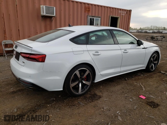 2023 Audi A5 Sportback S line Premium Plus with VIN WAUFACF56PA036191, listed as a Copart auction lot 52626803 with 613 mi miles. Bid and sale history available at carsss.com. Image 3.