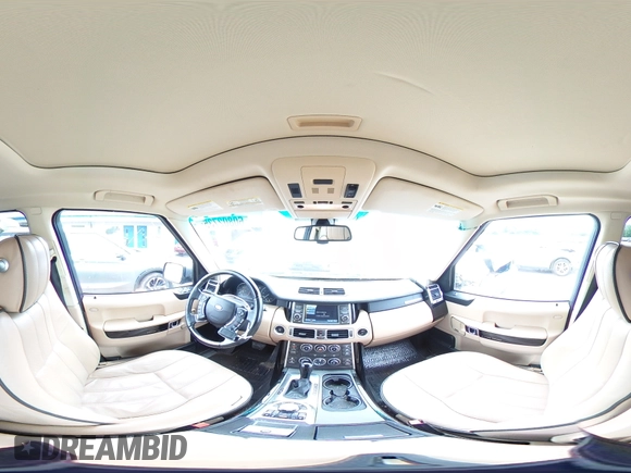 2012 Land Rover Range Rover HSE Lux with VIN SALMF1D44CA384472, listed as a Copart auction lot 60802735 with 130,960 mi miles and Salvage title. Bid and sale history available at DreamBid. Image 14.