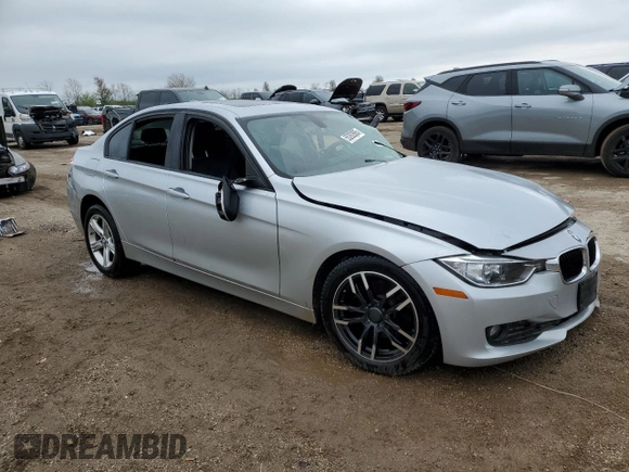 2015 BMW 3 Series 320i xDrive with VIN WBA3C3C58FP663617, listed as a Copart auction lot 55262885 with Not provided miles and Salvage title. Bid and sale history available at DreamBid. Image 4.