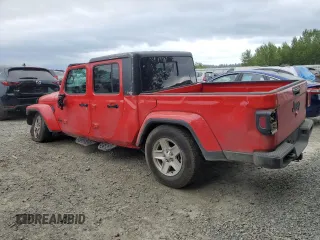2023 Jeep Gladiator Sport S с VIN 1C6HJTAG4PL503155, выставлен на аукционе Copart как лот 60694875 с пробегом 17 480 миль миль и Списание • Salvage title. История ставок и продаж доступна на DreamBid. Изображение 2.