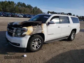 2019 Chevrolet Suburban LT with VIN 1GNSKHKC9KR284985, listed as a Copart auction lot 85608304 with Not Provided miles and Salvage Title. Bid and sale history available at DreamBid. Image 1.
