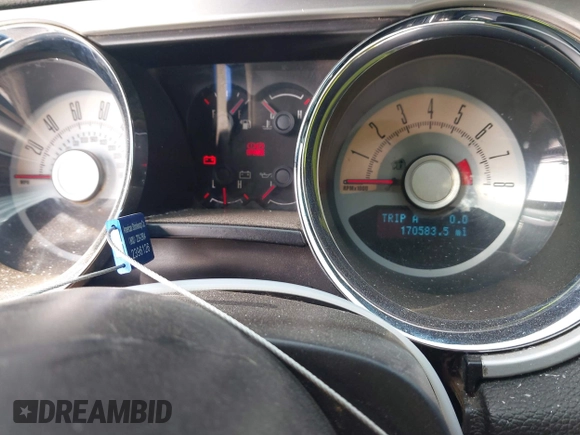 2010 Ford Mustang GT with VIN 1ZVBP8CH4A5135262, listed as a IAAI auction lot 42248710 with 170,583 mi miles and . Bid and sale history available at DreamBid. Image 7.