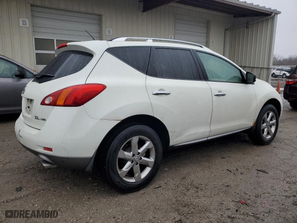 2009 Nissan Murano LE with VIN JN8AZ18W99W207736, listed as a Copart auction lot 85151904 with 189,265 mi miles and Clean Title. Bid and sale history available at carsss.com. Image 3.