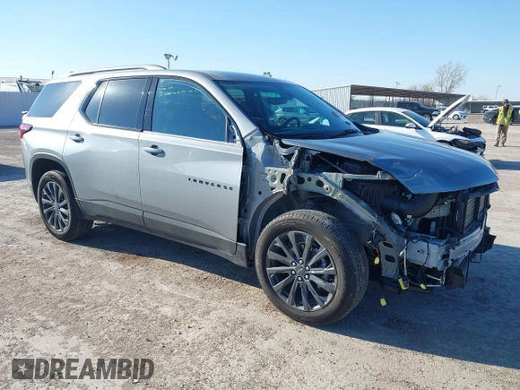 2023 Chevrolet Traverse RS with VIN 1GNERJKW7PJ190202, listed as a IAAI auction lot 41388631 with 8,430 mi miles. Bid and sale history available at carsss.com. Image 1.