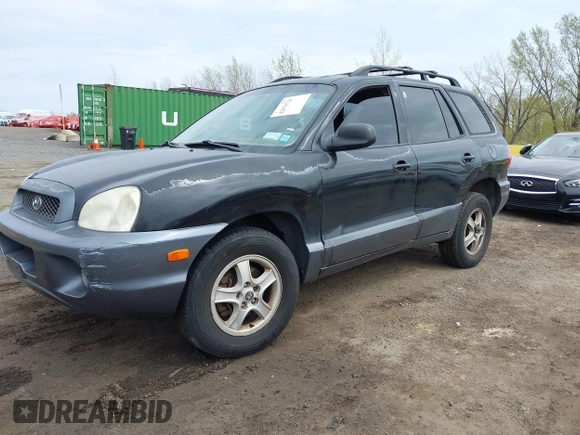 2004 Hyundai Santa Fe GLS with VIN KM8SC73D54U714336, listed as a IAAI auction lot 42079721 with 104,751 mi miles. Bid and sale history available at carsss.com. Image 2.