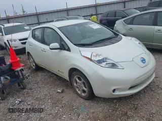 2012 Nissan LEAF SL with VIN JN1AZ0CP4CT020440, listed as a IAAI auction lot 42183809 with 65,255 mi miles and . Bid and sale history available at DreamBid. Image 1.