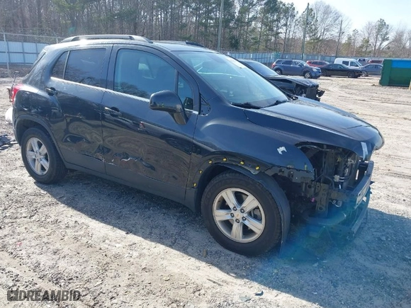2016 Chevrolet Trax LT with VIN KL7CJLSBXGB545872, listed as a IAAI auction lot 41748134 with 80,661 mi miles. Bid and sale history available at carsss.com. Image 1.