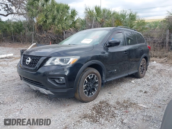2020 Nissan Pathfinder SL with VIN 5N1DR2CN8LC614089, listed as a IAAI auction lot 41594569 with 80,635 mi miles. Bid and sale history available at carsss.com. Image 2.