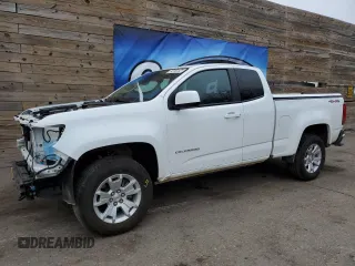 2022 Chevrolet Colorado 4WD LT z VIN 1GCHTCEA1N1222268, wystawiony jako Copart lot #83481684 z przebiegiem 28 106 mil mil oraz Czysty tytuł • Clean title. Historia ofert i sprzedaży dostępna na DreamBid. Obrazek 1.