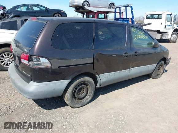 2001 Toyota Sienna CE with VIN 4T3ZF19C31U343097, listed as a IAAI auction lot 41911563 with Not Provided miles and . Bid and sale history available at DreamBid. Image 4.