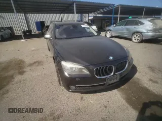 2012 BMW 7 Series 740i with VIN WBAKA4C54CC613419, listed as a Copart auction lot 54420885 with 104,006 mi miles and Salvage Title. Bid and sale history available at DreamBid. Image 13.