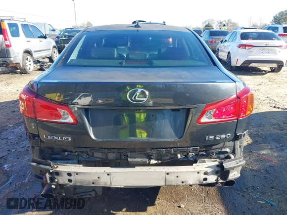 2009 Lexus IS 250 with VIN JTHBK262695105888, listed as a IAAI auction lot 41392279 with 193,151 mi miles and . Bid and sale history available at DreamBid. Image 17.