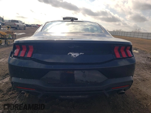 2024 Ford Mustang EcoBoost with VIN 1FA6P8TH3R5107216, listed as a Copart auction lot 43334045 with 31,659 mi miles and Salvage Title. Bid and sale history available at DreamBid. Image 6.