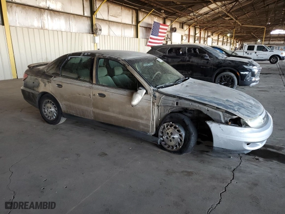 2002 Saturn LS with VIN 1G8JS54F72Y593493, listed as a Copart auction lot 46571815 with NaN miles and Salvage Title. Bid and sale history available at carsss.com. Image 4.