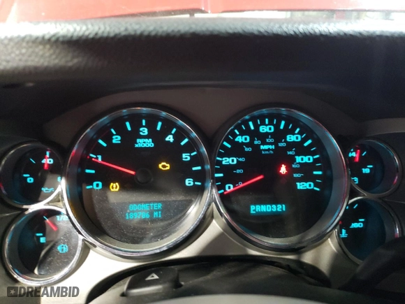 2007 Chevrolet Silverado 1500 LTZ with VIN 1GCEK19J17Z617446, listed as a Copart auction lot 89340935 with 189,786 mi miles and Salvage Title. Bid and sale history available at carsss.com. Image 9.