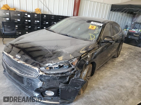 2017 Kia Cadenza Premium with VIN KNALC4J13H5089724, listed as a Copart auction lot 76076314 with 82,669 mi miles and Salvage Title. Bid and sale history available at carsss.com. Image 1.